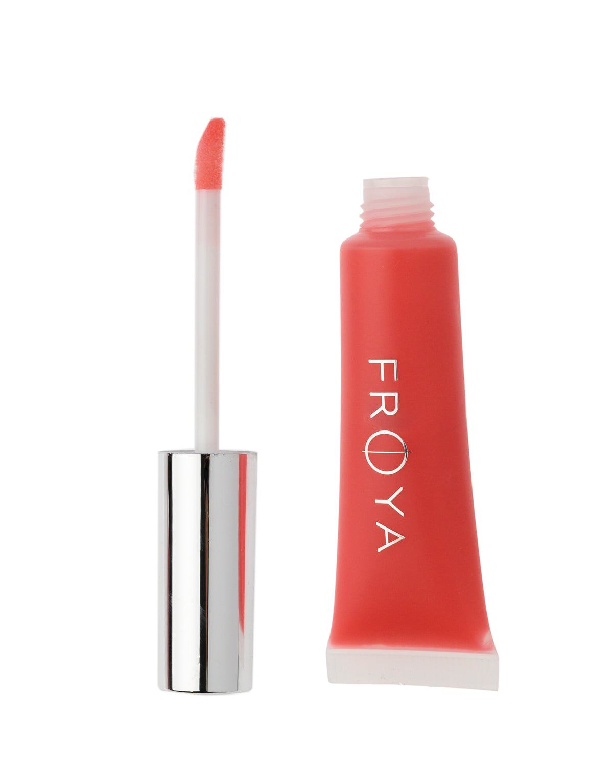 Frøya Silk Lipgloss, nyanse No 1. Vannmelonrød med gjennomsiktig finish