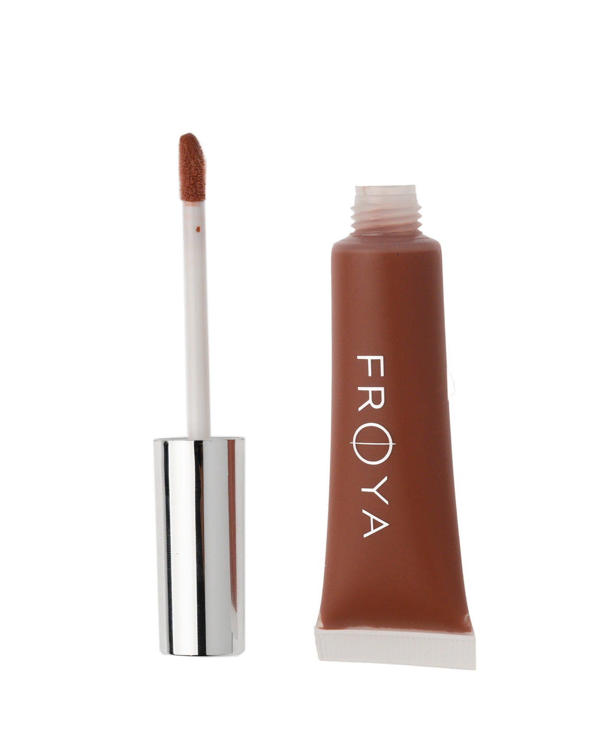 Frøya Silk Lipgloss, nyanse No 6. Medium brun med rosa undertone