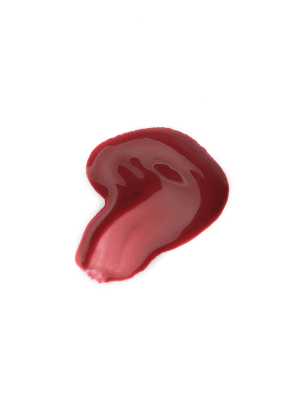 Frøya Silk Lipgloss swatch, nyanse No 7. Medium kald bærfarge