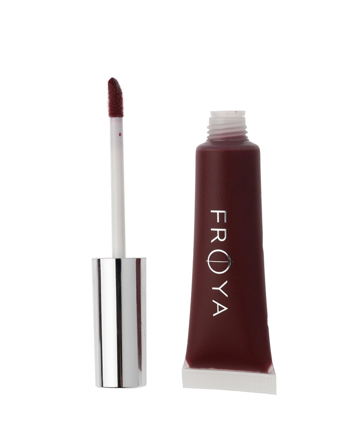 Frøya Silk Lipgloss, nyanse No 8. Dyp burgunderrød