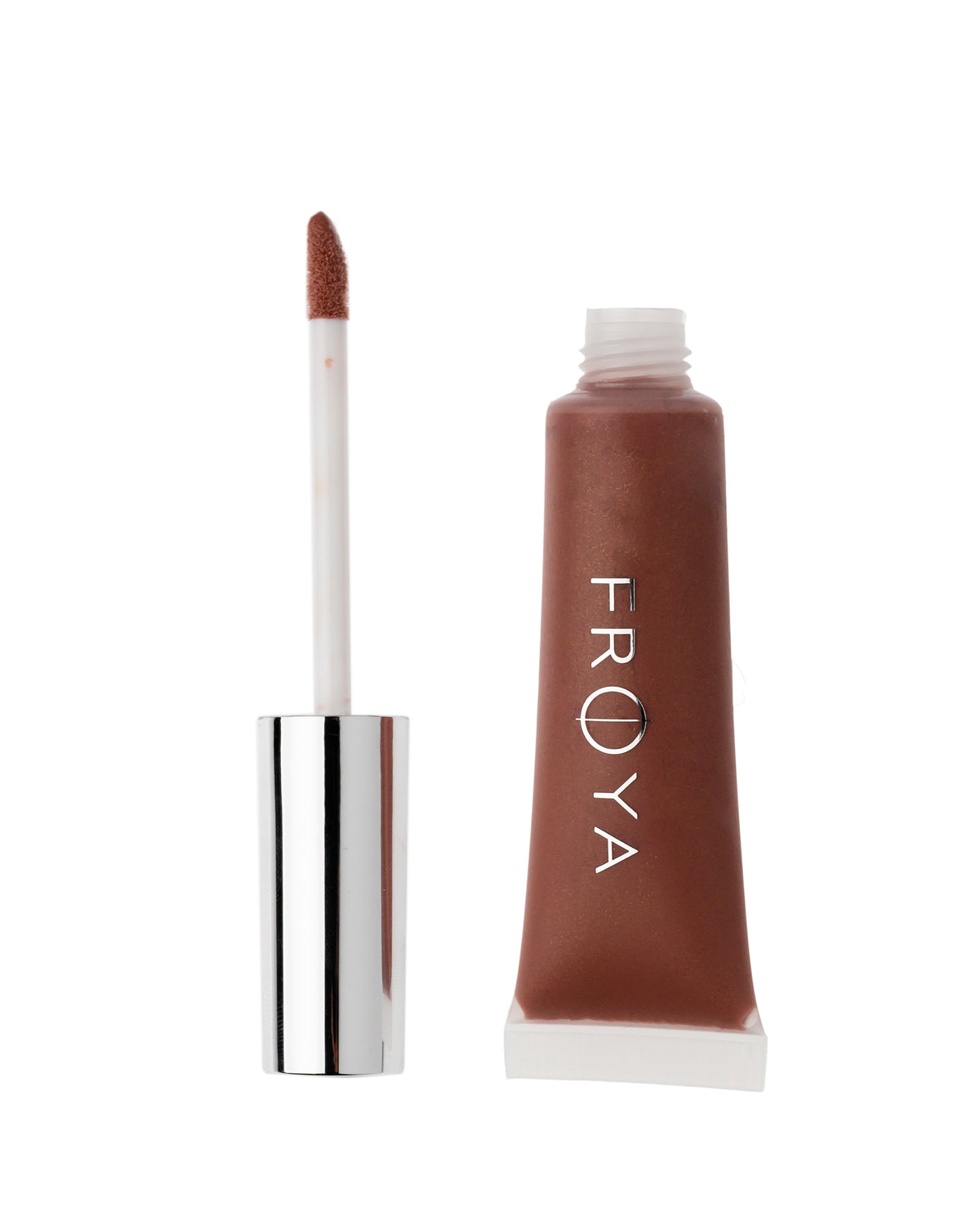 Frøya Silk Lipgloss, nyanse No 9. Medium varm brun