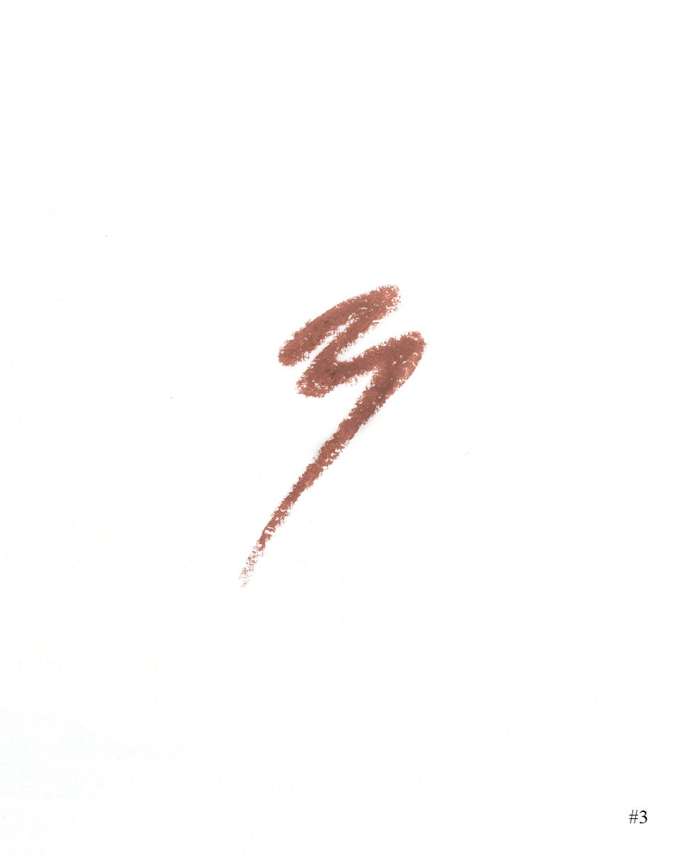 Frøya Stay Lipliner swatch, nyanse No 3. Nude rosa